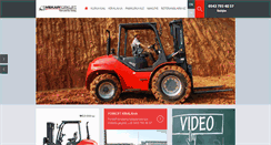 Desktop Screenshot of kiralikforkliftler.com