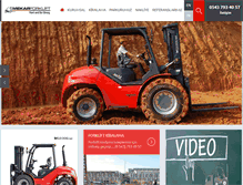 Tablet Screenshot of kiralikforkliftler.com